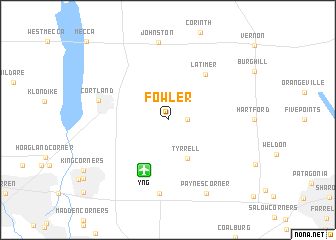 map of Fowler