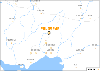 map of Fowoseje