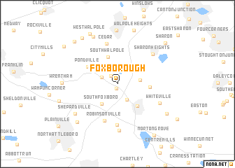 map of Foxborough