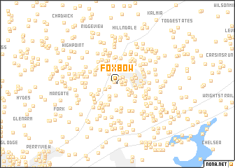 map of Fox Bow