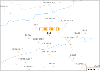 map of Fox Branch