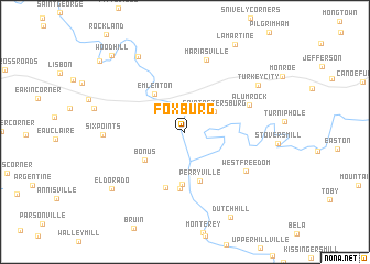 map of Foxburg