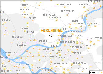 map of Fox Chapel