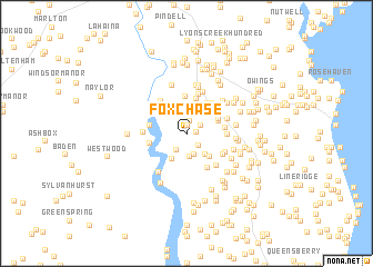 map of Foxchase