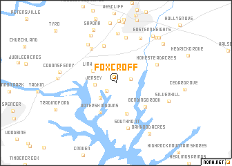 map of Foxcroff