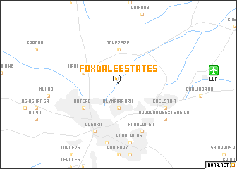 map of Foxdale Estates
