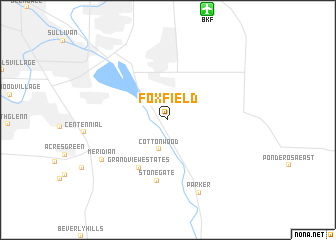 map of Foxfield