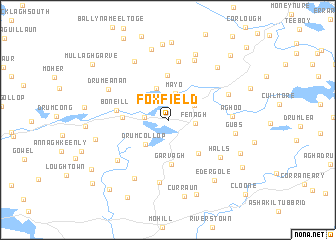 map of Foxfield