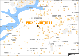 map of Foxhall Estates