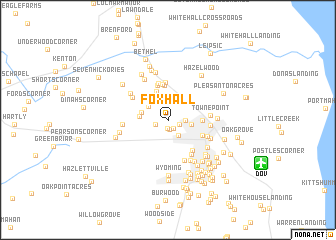 map of Fox Hall
