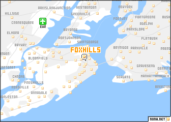 map of Fox Hills