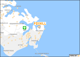 map of Fox Hill