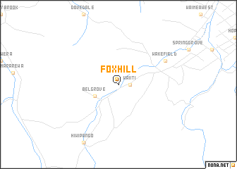 map of Foxhill