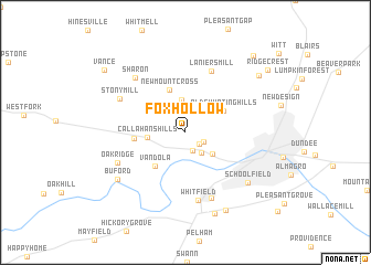 map of Fox Hollow