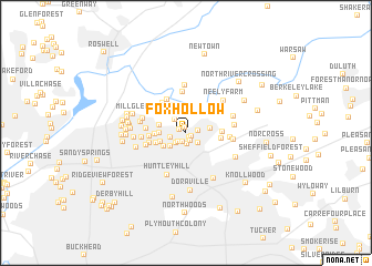 map of Fox Hollow