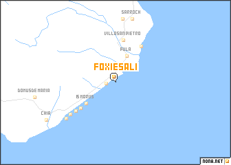 map of Foxiʼe Sali