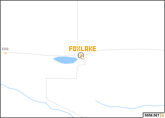 map of Fox Lake