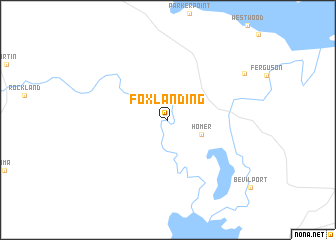 map of Fox Landing