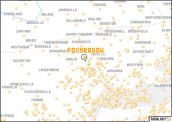 map of Fox Meadow