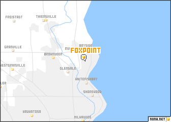 map of Fox Point