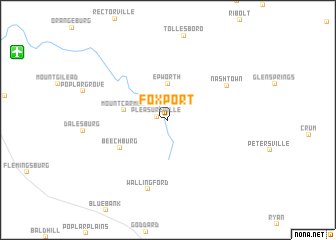 map of Foxport