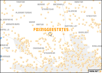 map of Fox Ridge Estates