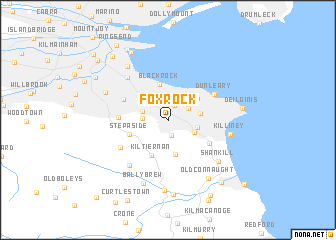 map of Foxrock