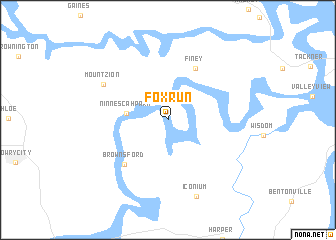map of Fox Run