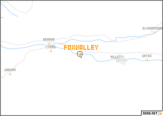 map of Fox Valley