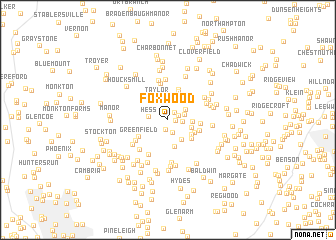 map of Foxwood