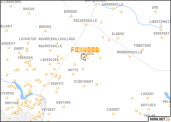 map of Foxwood