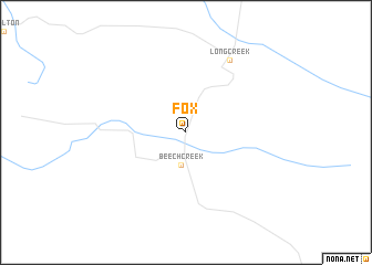 map of Fox