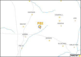 map of Fox