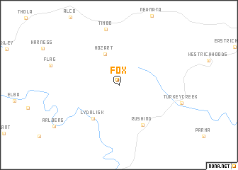 map of Fox