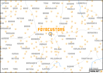 map of Foya Customs