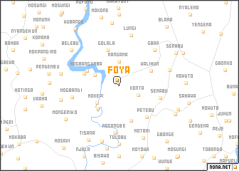 map of Foya