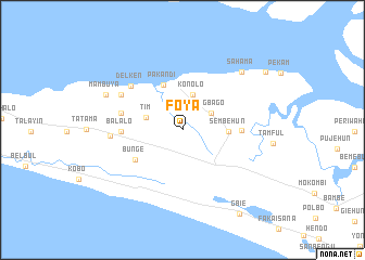 map of Foya