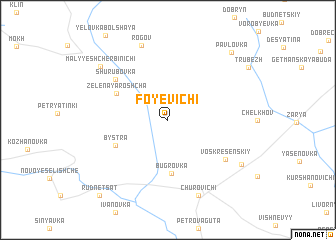 map of Foyevichi