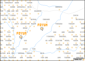 map of Foyum