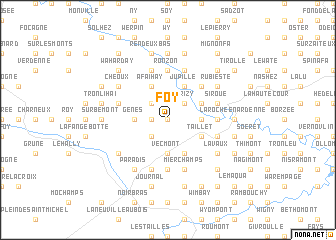 map of Foy