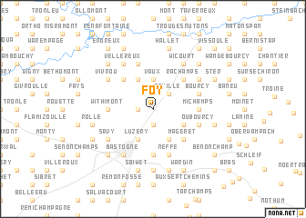 map of Foy