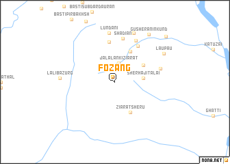 map of Fozang