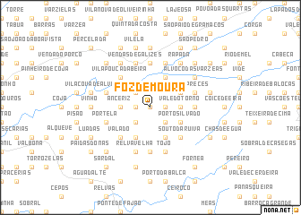 map of Foz de Moura