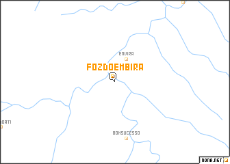 map of Foz do Embira