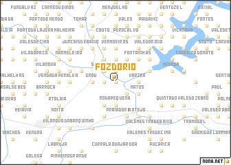 map of Foz do Rio