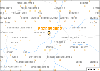 map of Foz do Sabor