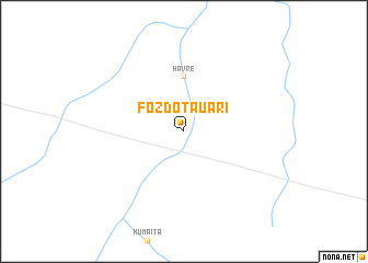 map of Foz do Tauari