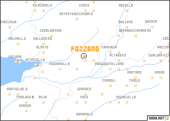 map of Fozzano