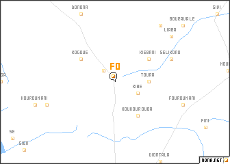 map of Fô