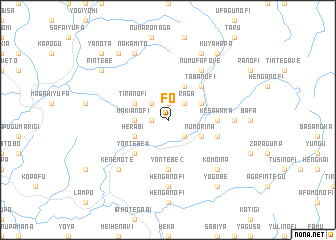 map of Fo